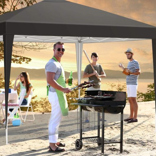 YUEBO Carpa 3×3 m Carpas Plegables Impermeables Gazebo Plegable Cenador Plegable Camping Cenadores para Jardin, Fiestas